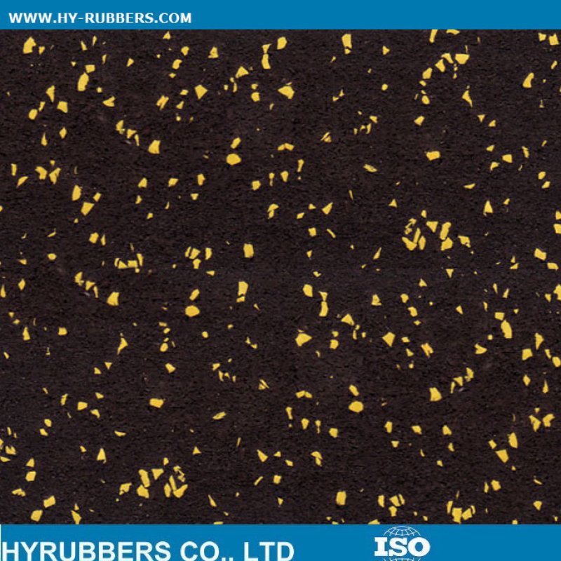 20mm rubber gym floor with SBR and EPDM material