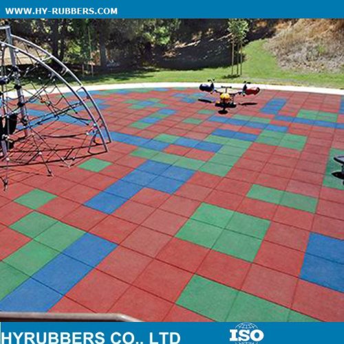 Cheap Shockproff Square rubber tile export to POLAND 