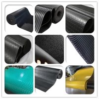 Hotsale fine ribbed non slip rubber sheet