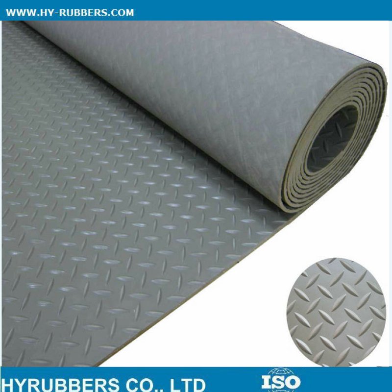 Diamond rubber sheet roll