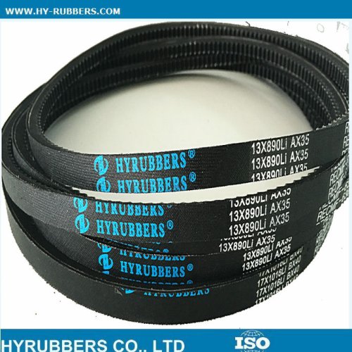 Classical raw adge cogged V belt 
