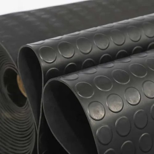 3mm non slip round button rubber sheet to Saudi Arabia--Caton Fair  2023