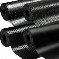 Hotsale fine ribbed non slip rubber sheet