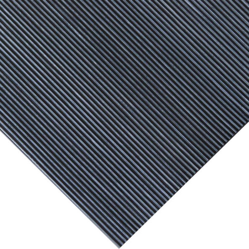 SBR NBR non slip fine ribbed rubber sheet roll