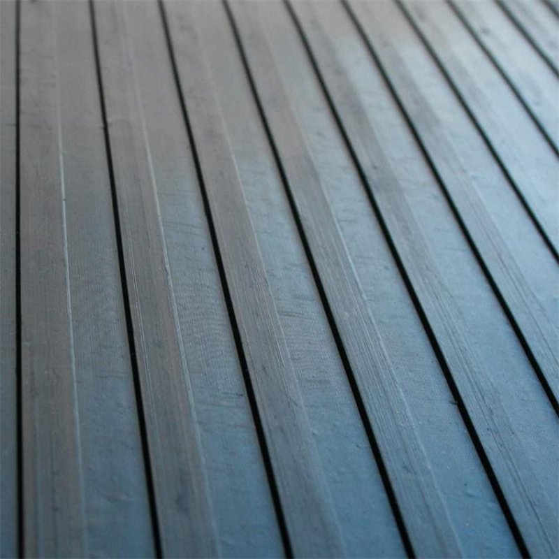 3mm 4mm 5mm non slip wide ribbed rubber sheet roll