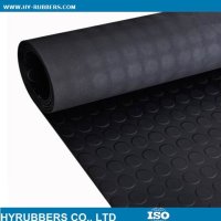 Black checker anti-slip rubber sheet