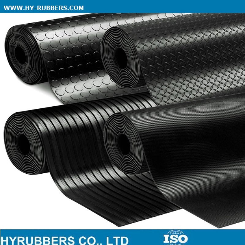 Recycle rubber anti-slip sheet export to South Africa