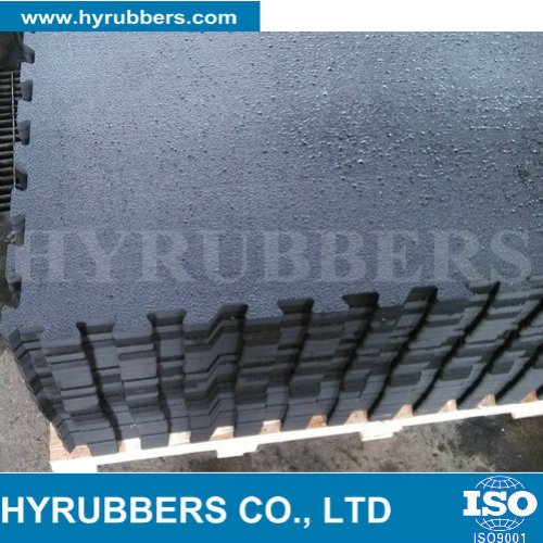 Interlock rubber powder stable mat