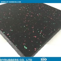 Rubber gym floor ground floor exported to South America