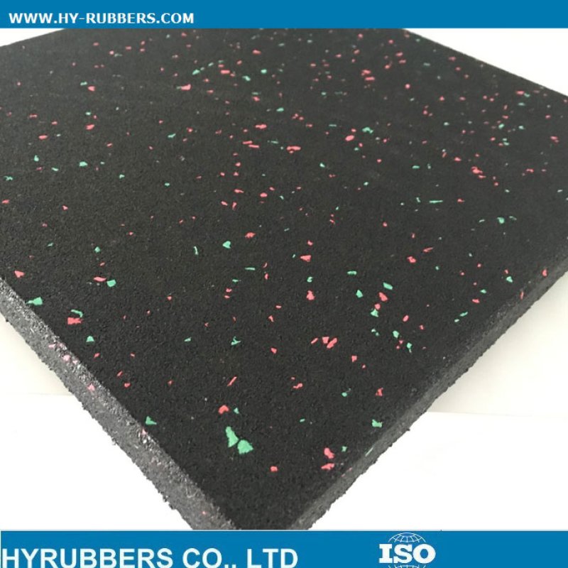 Rubber gym floor ground floor exported to South America