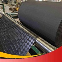 Non slip round button rubber sheet