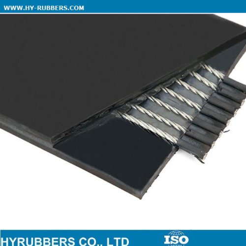 High strength steel cord conveyor belt used in Mining