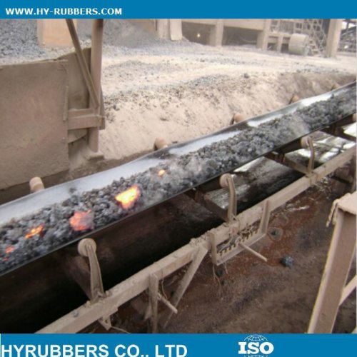 Heat resistant conveyor belt 