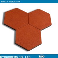 Kids safety playground rubber floor tile