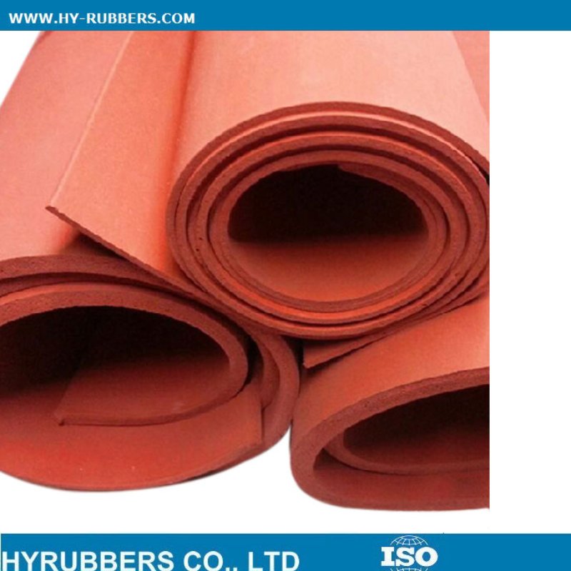 Red Silicone rubber sheet