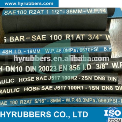 Factory manufacture one layer wire braided hydraulic hose SAE 100 R1AT for Argentina Area