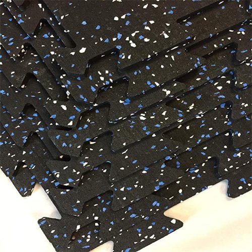 Commercial interlocking rubber floor tiles to Chile