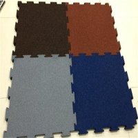 500x500mm 1000x1000mm interlocking rubber floor tile