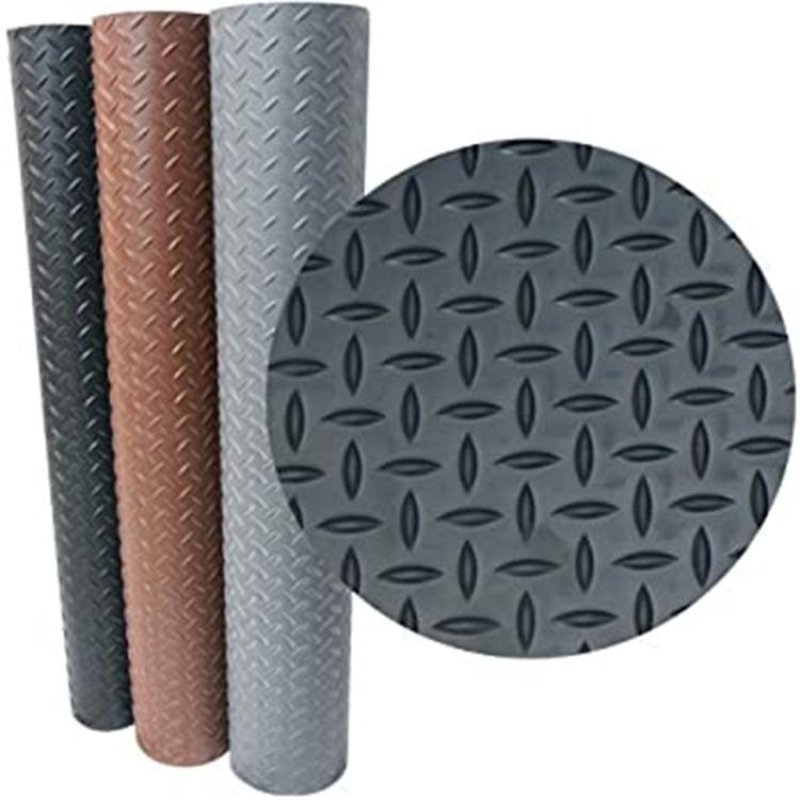 3mm 4mm 5mm non slip diamond rubber sheet
