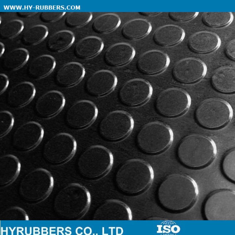 Round button rubber sheet roll