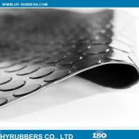 Round button rubber sheet roll