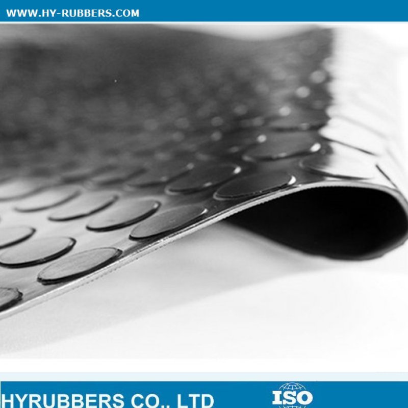 Round button rubber sheet roll