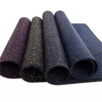 Rubber garage playground floor tiles