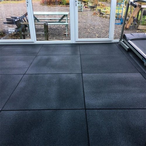 1000x1000x15 mm high quality home gym flooring mat manufacturer and exporter with EN1177