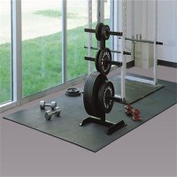 Rubber gym flooring tiles 