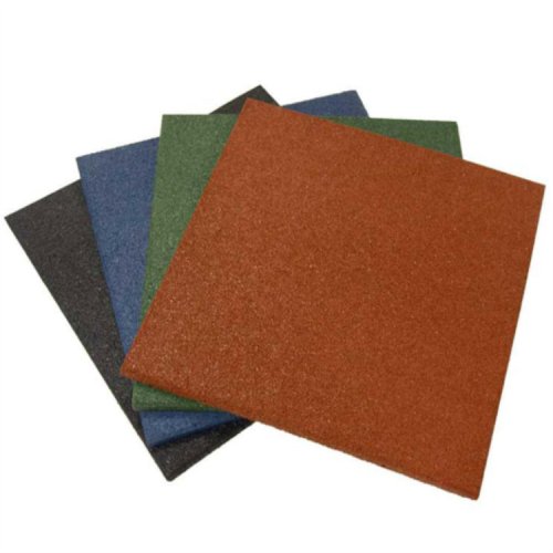 500x500 rubber tiles outdoor for playground with certificate EN1177