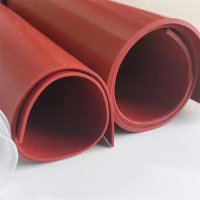 RED/TRANSPARENT/WHITE SILIONE RUBBER SHEET