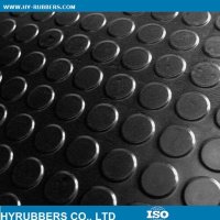 Round button rubber sheet roll